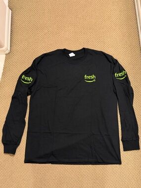 Amazon Fresh Swag Crew Neck Pullover Long Sleeve Shirt (Men’s Size 2XL) NEW